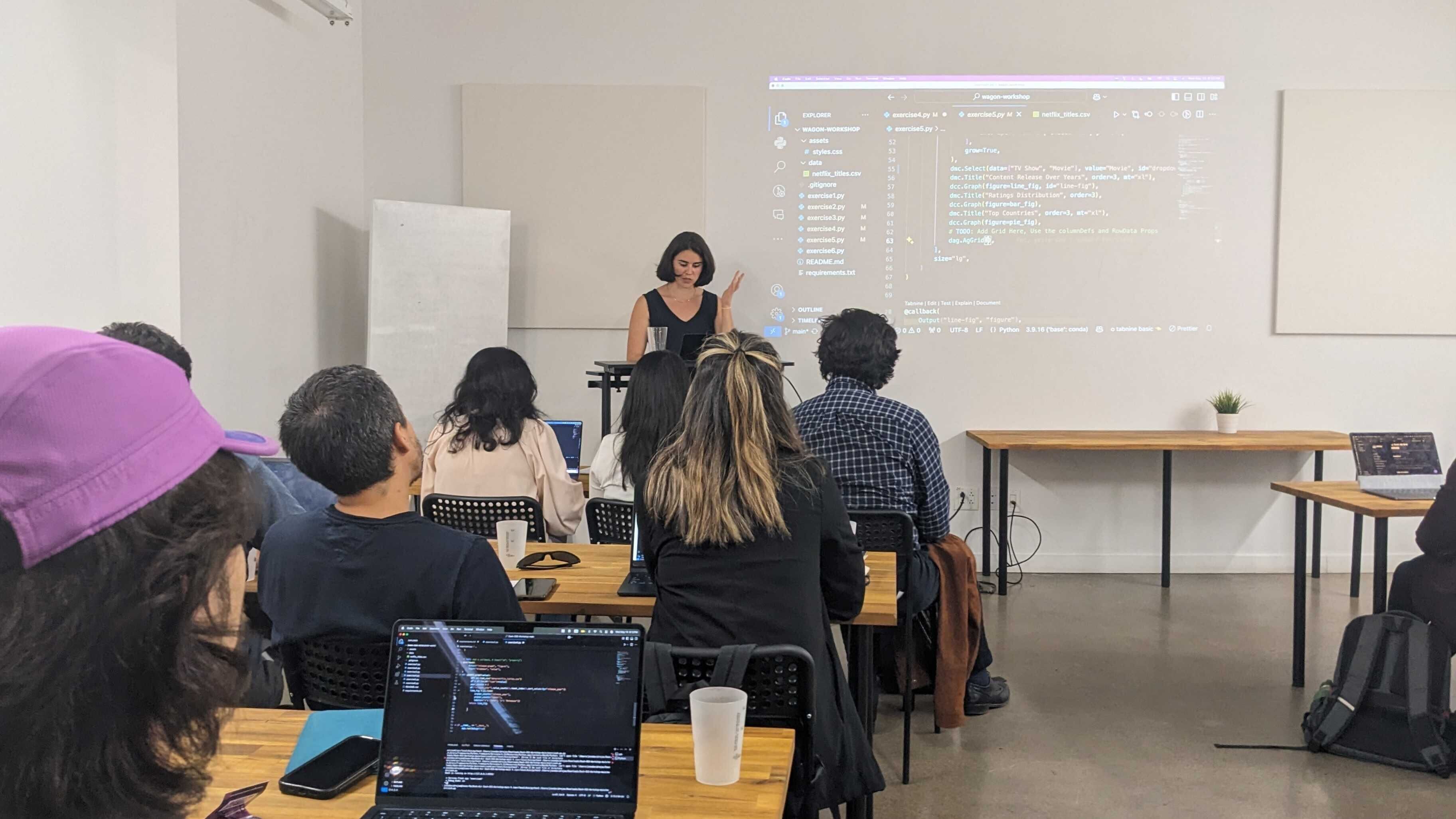 Workshop in progress